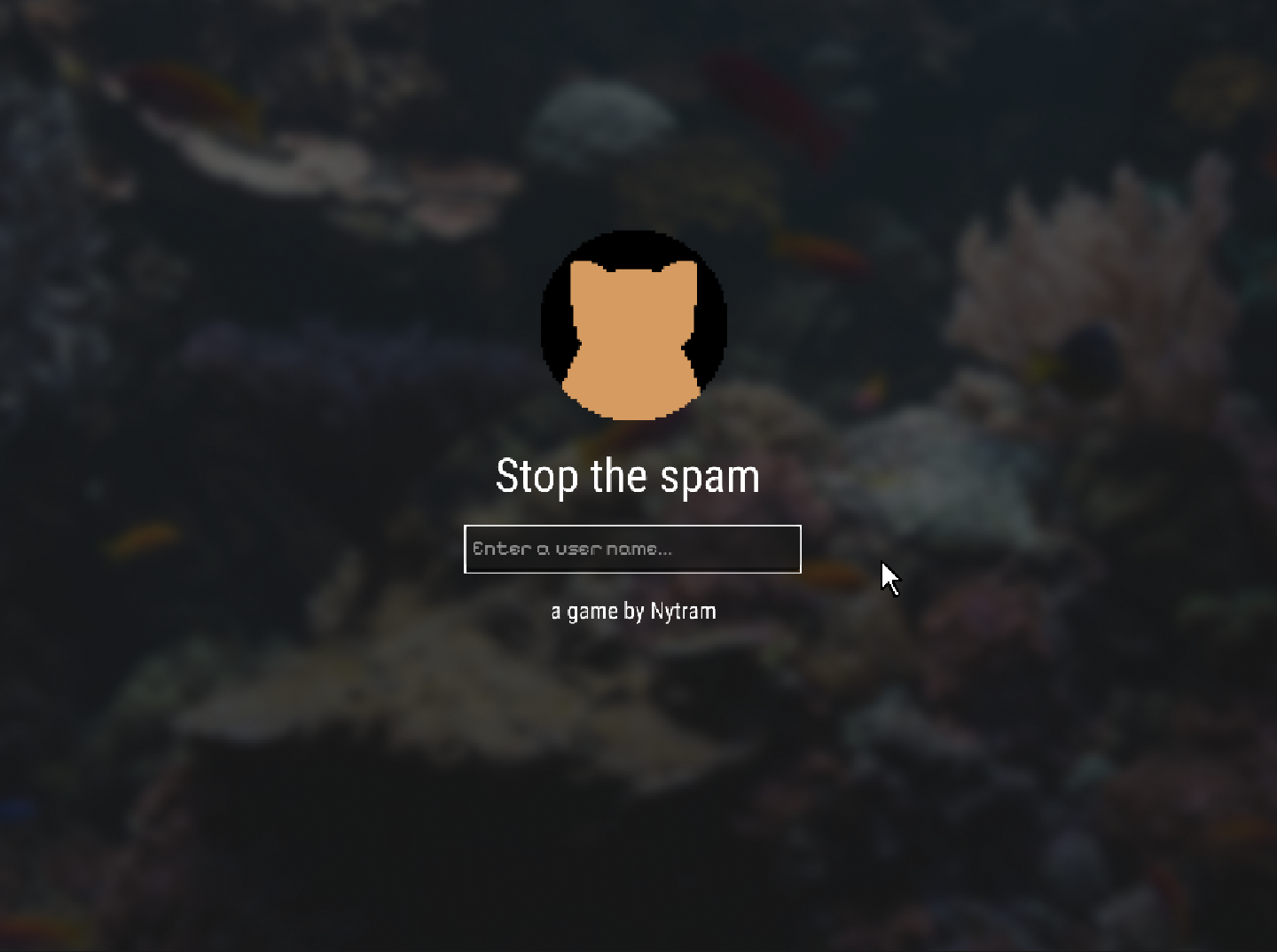 Screenshot of the game Stop the Spam.